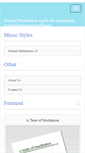 Mobile Screenshot of meditationmp3s.com